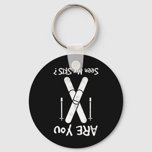 Heb je mijn ski's gezien? sleutelhanger (Voorkant)