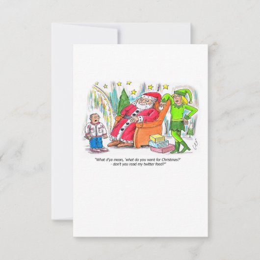 Heb je mijn twitterfeed niet gezien? kaart (Voorkant)