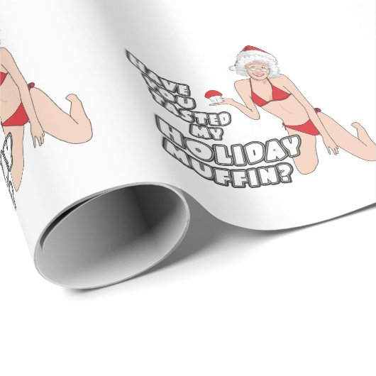 Heb je mijn vakantiemuffin geproefd? cadeaupapier (Rol Hoek)