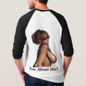Heb je mijn Vriendin gezien? 3d Hottie T-shirt (Achterkant)