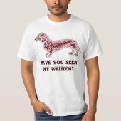 Heb je mijn Weiner gezien? T-shirts (Voorkant)