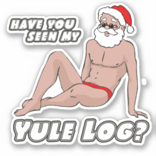 Heb je mijn yule log gezien? sticker