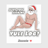 Heb je mijn yule log gezien? sticker (Vel)