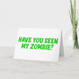 Heb je mijn Zombie gezien? Kaart