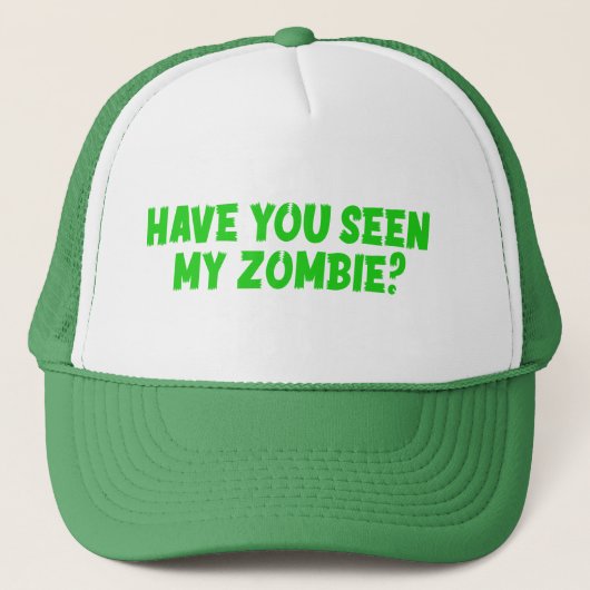 Heb je mijn Zombie gezien? Trucker Pet (Voorkant)