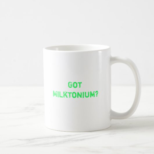 Heb je Milktonium? Koffiemok (Rechts)