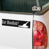 Heb je MiniBob? Bumpersticker (Op Truck)