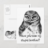Heb je m'n stomme broer gezien? briefkaart (Voorkant / Achterkant)