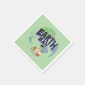 "Heb je moeder lief: elke dag de dag van de aarde" Servet (Hoek)