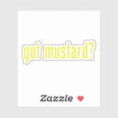 Heb je mosterd? sticker (Vel)