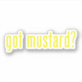 Heb je mosterd? sticker (Voorkant)