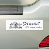 Heb je muziek?  Bumpersticker (Op auto)