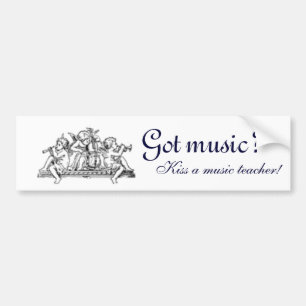 Heb je muziek? Bumpersticker