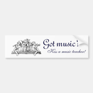 Heb je muziek?  Bumpersticker