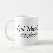 Heb je muziek? (noot 1) koffiemok (Links)