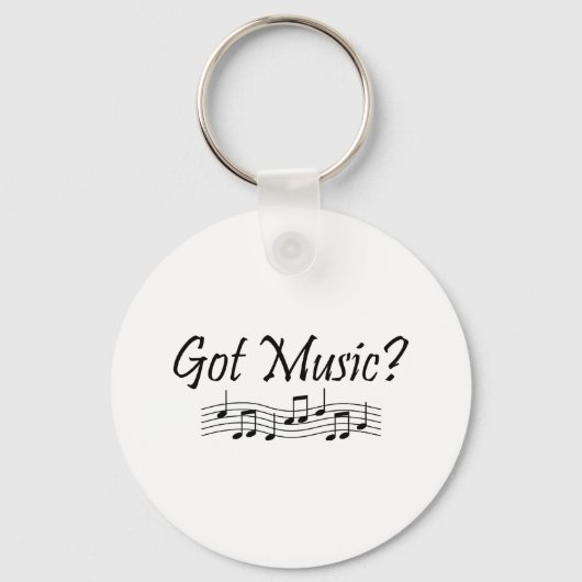 Heb je muziek? (noot 1) sleutelhanger (Voorkant)