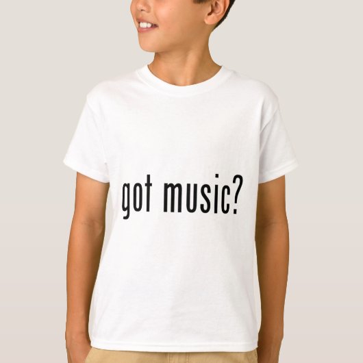 Heb je muziek? t-shirt (Voorkant)