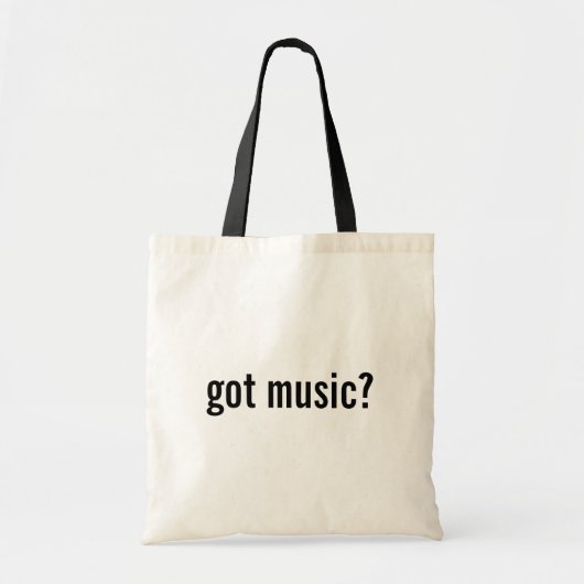Heb je muziek? tote bag (Voorkant)