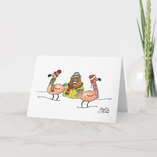 Heb je naaste lief feestdagen kaart (Voorkant)