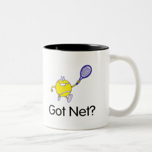 Heb je net? (Tennis) Tweekleurige Koffiemok