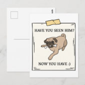 Heb je nu gezien dat je vader wilde? briefkaart (Voorkant / Achterkant)