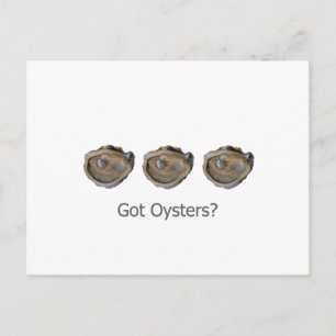 Heb je oesters? briefkaart