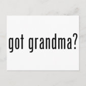 Heb je oma? briefkaart (Voorkant)