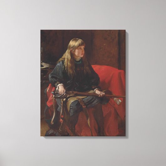 Heb je ooit iemand vermoord, vader? (door Frank Ho Canvas Afdruk (Voorkant)