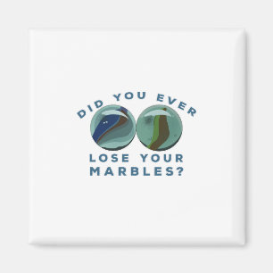 Heb je ooit je marmeren verloren? magneet