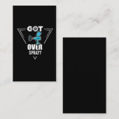 Heb je overspray? Autocarrosseriefabricaten Visitekaartje (Voorkant / Achterkant)