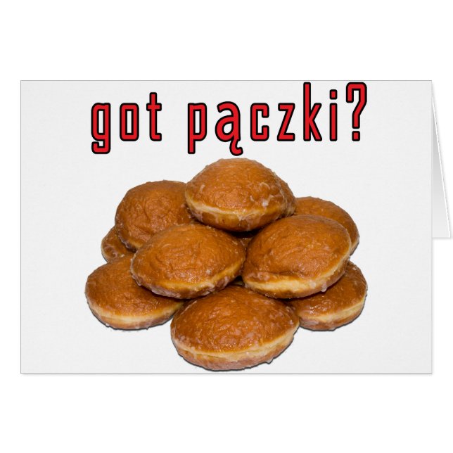 Heb je paczki ? Poolse dessert (Voorkant Horizontaal)