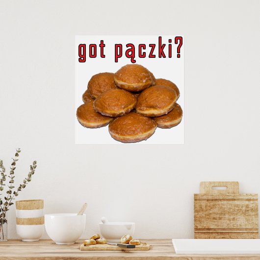 Heb je paczki ? Poolse dessert Poster (Keuken)