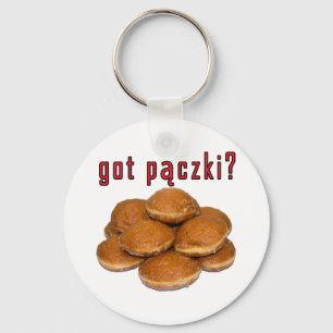 Heb je paczki ? Poolse dessert Sleutelhanger