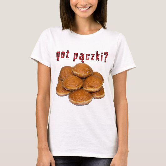 Heb je paczki ? Poolse dessert T-shirt (Voorkant)
