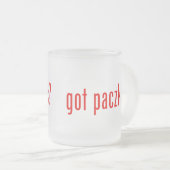 Heb je paczkis? matglas koffiemok (Voorkant rechts)