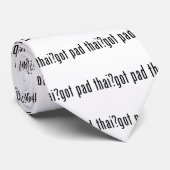 Heb je pad thai? stropdas (Opgerold)