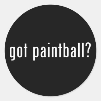 Heb je paintball? ronde sticker