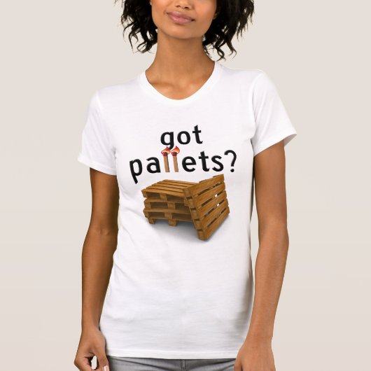 Heb je pallets? -meisjes  t-shirt (Voorkant)
