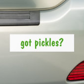 Heb je pickles? Bumpersticker (Op auto)
