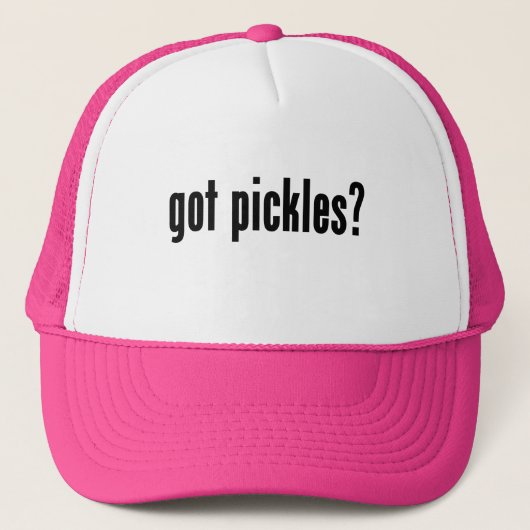Heb je pickles? trucker pet (Voorkant)
