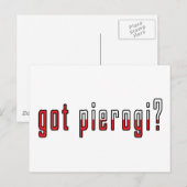 Heb je pierogi? Markering Briefkaart (Voorkant / Achterkant)