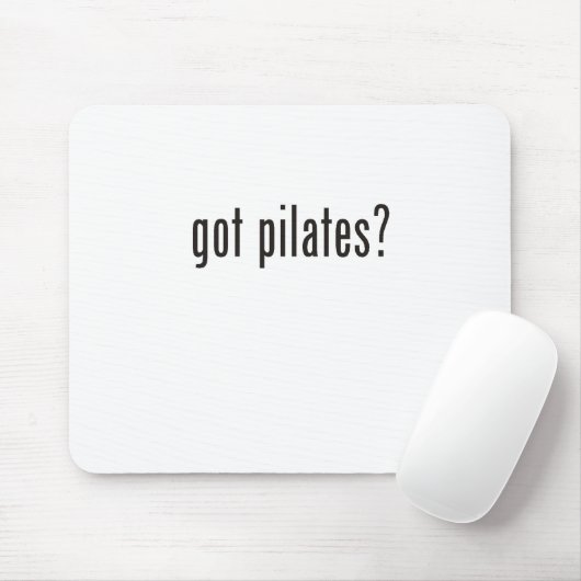 Heb je pilaten? muismat (Met muis)