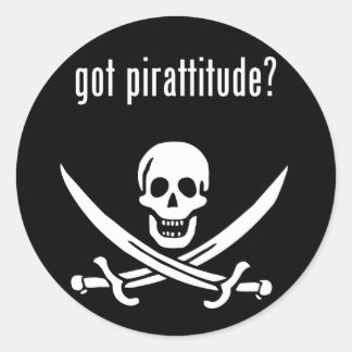 Heb je piratrie? ronde sticker