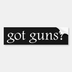 Heb je Pistolen? Bumpersticker