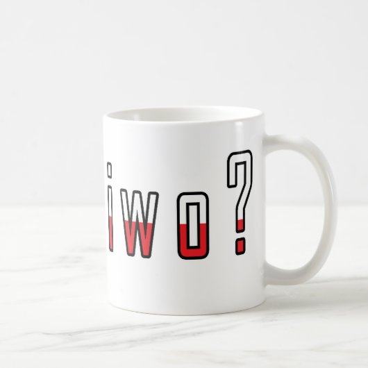 Heb je piwo? Markering Koffiemok (Rechts)