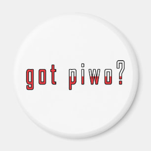 Heb je piwo? Markering Magneet