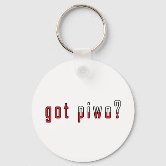 Heb je piwo? Markering Sleutelhanger (Voorkant)
