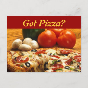 Heb je Pizza? briefkaart