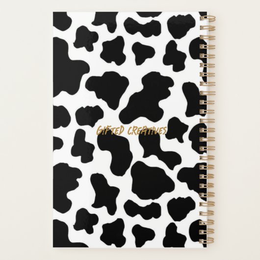 Heb je plannen? Afdrukplanner koe Planner (Achterkant)