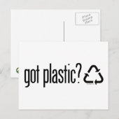Heb je plastic? Recyclingbord Briefkaart (Voorkant / Achterkant)